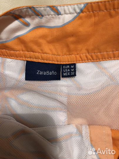 Шорты плавки мужские Zara