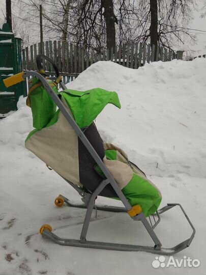 Санки коляска ника