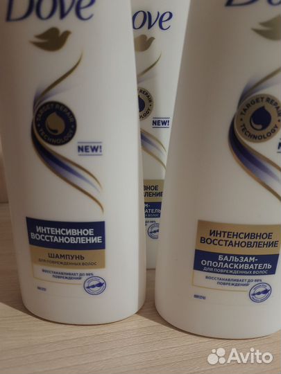 Dove шампунь и бальзам/гель для душа