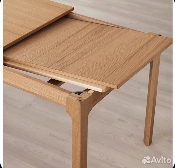 Раздвижной стол IKEA ekedalen дуб, 80/120х70см