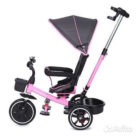 Трехколесный велосипед с родительской ручкой