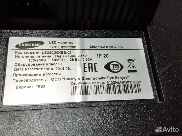 Монитор в разборе S27E390H