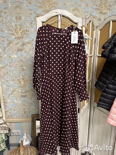 Платье новое в горох