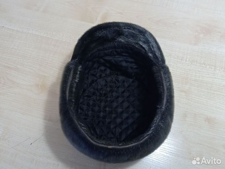 Мужская меховая кепка из нерпы