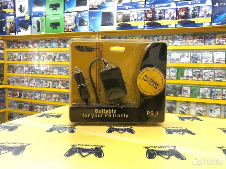 PS2 Автомобильный Адаптер Питания Новый