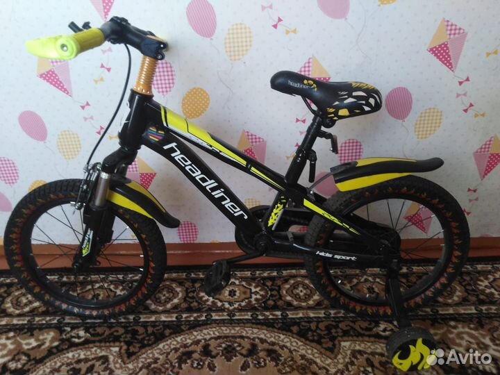 Велосипед детский 16 дюймов headliner