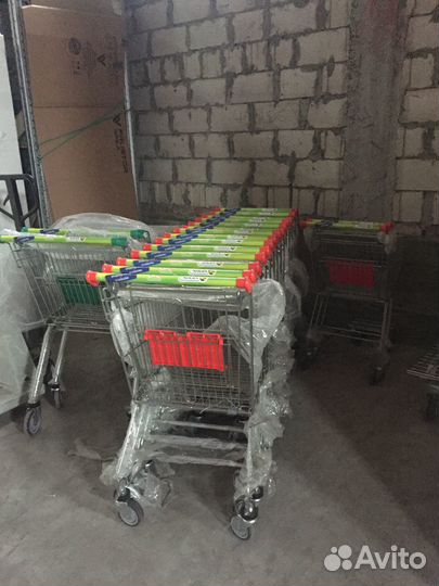 Тележка покупательская 125 л. shls