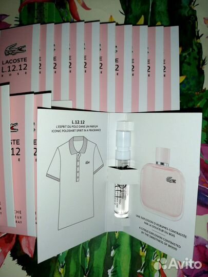 Lacoste L.12.12 rose fraiche 15 шт edt