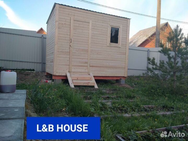 Хозблок для дачи 3х2 (под ключ)