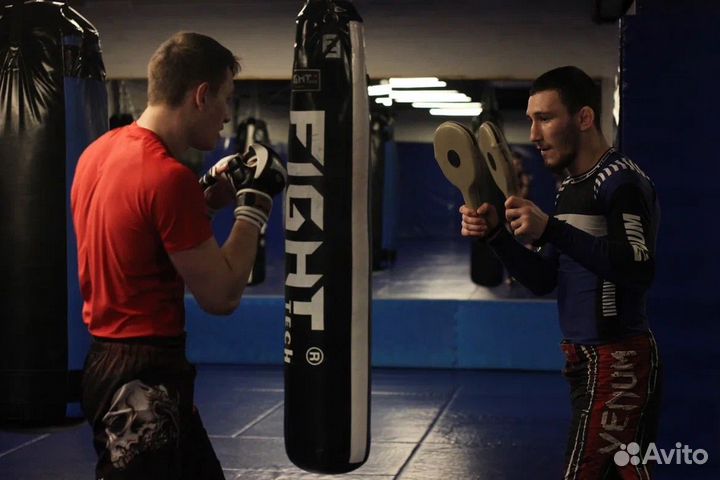 Работа на лапах/тайских пэдах/ракетках