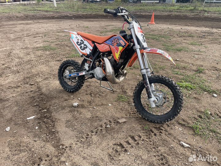 Детский кроссовый мотоцикл KTM 50SX