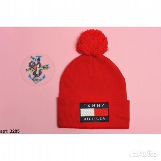 Шапка Tommy Hilfiger Красная