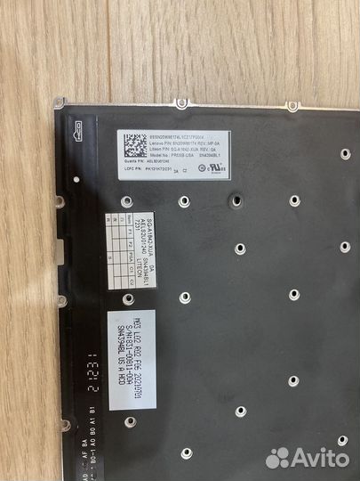 Клавиатура Lenovo Flex 5-15 серая