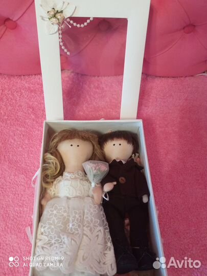 Кукла свадебная пара (ручная работа)