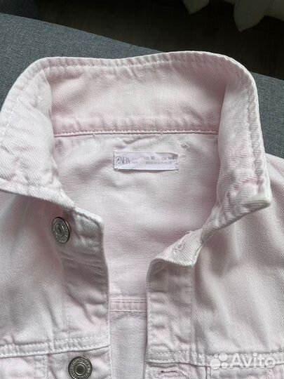 Джинсовая куртка для девочки zara