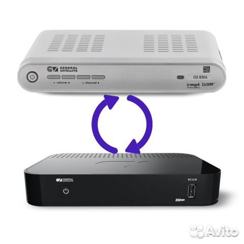 Триколор обмен ресивера GS 8306