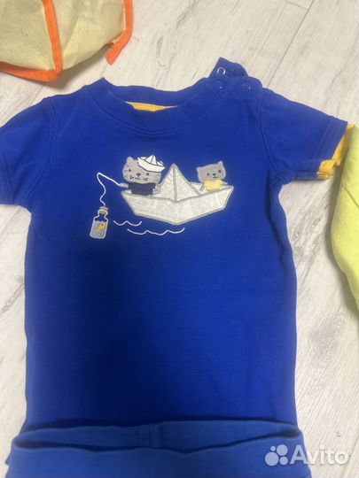 Боди и шорты 3-6 мес Gymboree,Hm