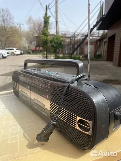 Магнитола sanyo двухкассетный