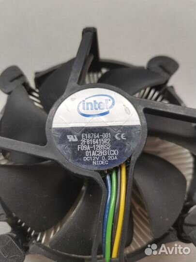 Кулер Socket 775 Intel E18764-001 алюминиевый 65Wt
