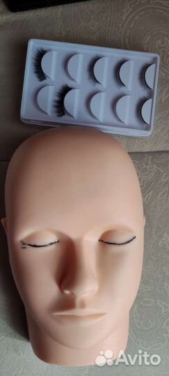 Манекен голова для наращивания ресниц