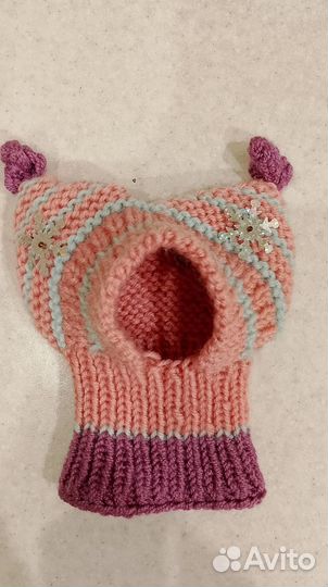 Одежда шапка для маленькой собаки