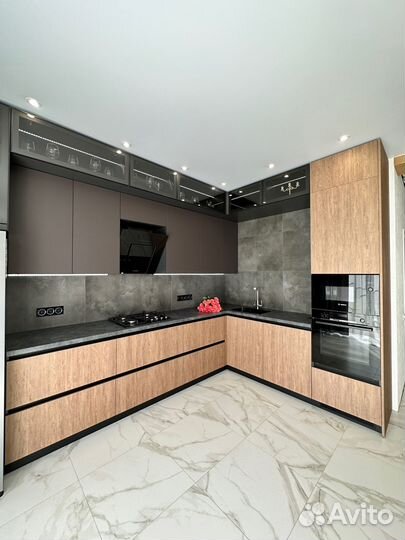 Прямая кухня на заказ. Фабрика