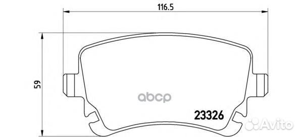 Колодки тормозные дисковые задн. audi A4 (8E2