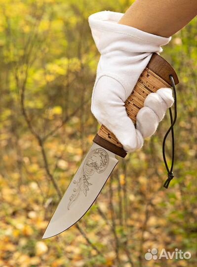 Охотничий нож на подарок Медведь