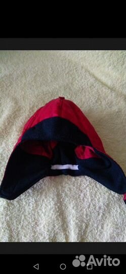 Шапка шлем для мальчика