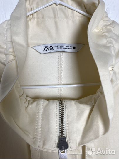 Платье из поплина Zara р.L оригинал