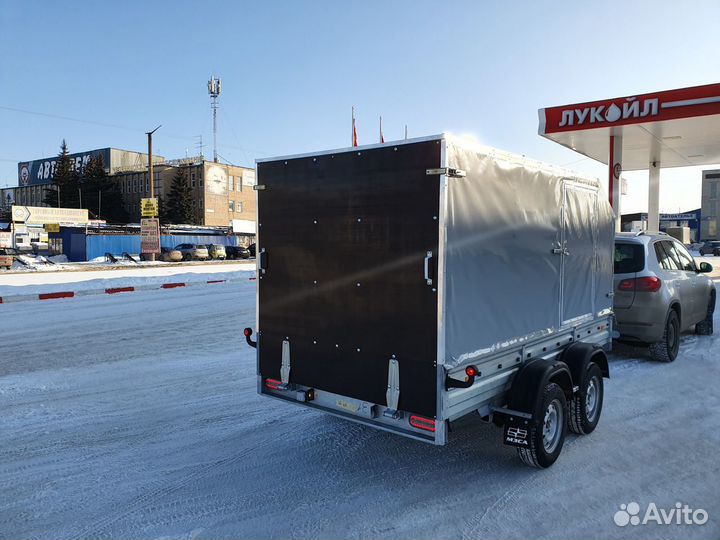 Прицеп с индивидуальным каркасом с тентом на заказ