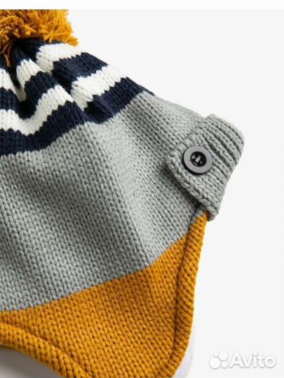 Комплект шапка +варежки