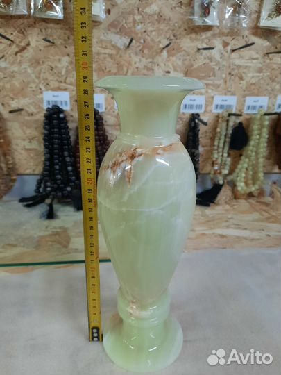 Ваза новая из натурального камня оникс(v1,7)