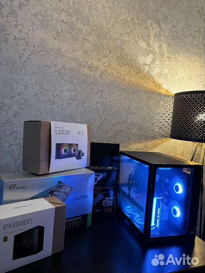 Игровой пк Ryzen 7600x + 4070TI + монитор 100HZ