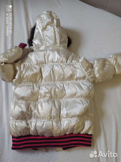 Красивая теплая куртка для девочки