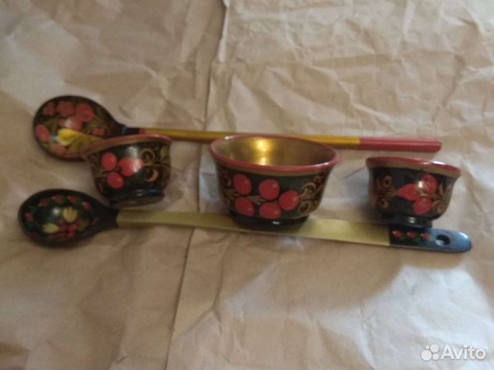 Деревянная посуда, хохлома, СССР