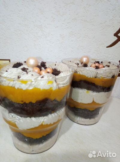 Пирожное в стакане, на заказ, Челябинск, амз