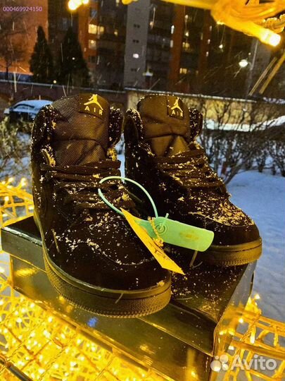 Кроссовки Nike Air Jordan тёплые (Арт.41715)