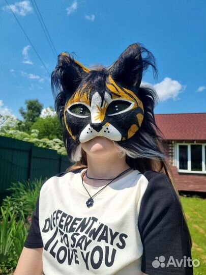 Маска кошки для квадробики. В наличии