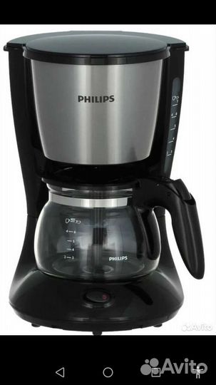 Кофеварка капельная philips