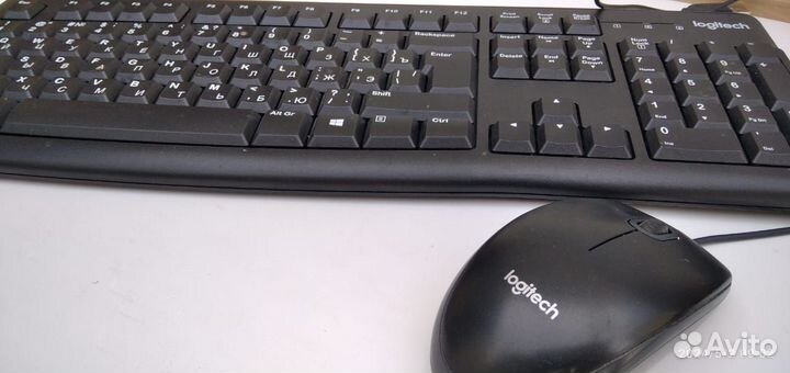 Клавиатура +мышь Logitech K120