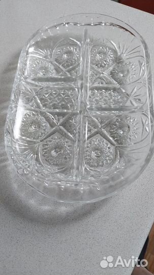 Блюдо хрустальные СССР