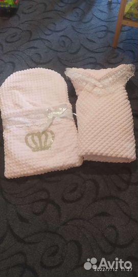 Конверт на выписку для девочки зима