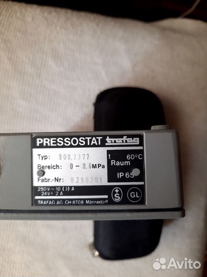 Датчик реле давления. Pressostat trafag CH-8708