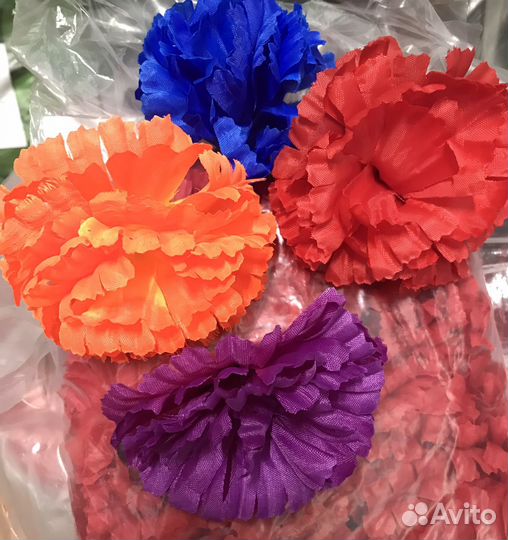 Голова гвоздики (искусственные цветы )