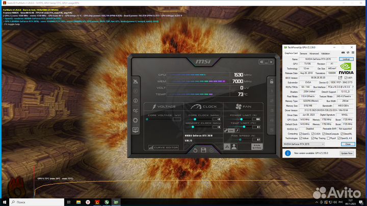 Видеокарта evga RTX 2070 XC ultra gaming