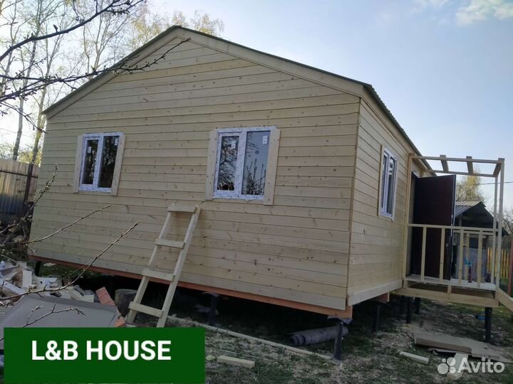 Бытовка дачная 6х8 (под ключ)