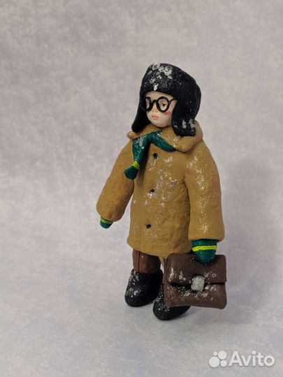 Ватная ёлочная игрушка