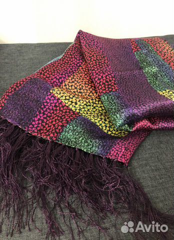 Шёлковый палантин Новый 100 Шёлк