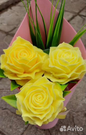 Букет тюльпанов из мыла